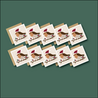 Robin Christmas Cards, Single or Pack of 10