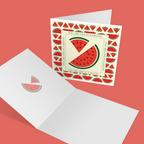 One in a Melon Greetings Card