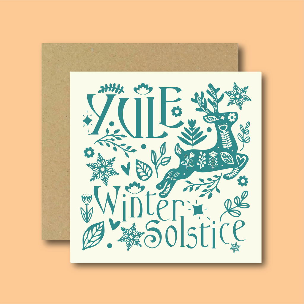 Yule Winter Solstice Card